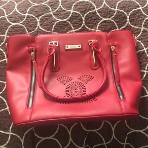 Nicole lee red purses day wristlet